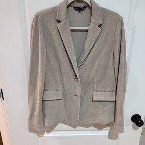 CHARLIE B Beige Corduroy Blazer